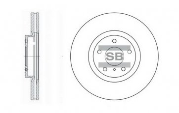 Купити SD4204 Hi-Q (SANGSIN) Гальмівні диски Інфініті М (3.5, 3.7)