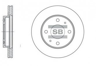Купить SD1042 Hi-Q (SANGSIN) Тормозные диски Соната (1.8, 2.0, 2.4, 3.0)