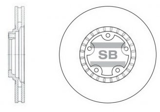 Купить SD1030 Hi-Q (SANGSIN) Тормозные диски Н100 (2.5 CRDI, 2.5 TD)
