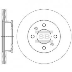 Тормозной диск (SANGSIN) SD1090 Hi-Q (SANGSIN) фото 1