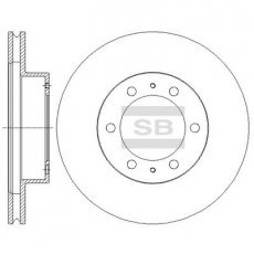 Купить SD4030 Hi-Q (SANGSIN) Тормозные диски Хайлюкс (2.5 D-4D 4WD, 3.0 D-4D 4WD)