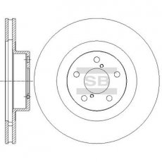 Купить SD4701 Hi-Q (SANGSIN) Тормозные диски Subaru XV (1.6, 2.0)