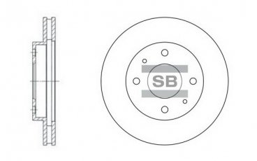 Купити SD4302 Hi-Q (SANGSIN) Гальмівні диски Спортейдж