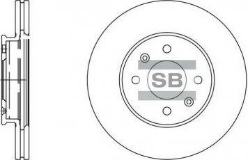 Тормозной диск SD2039 Hi-Q (SANGSIN) фото 1
