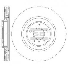 Купить SD4228 Hi-Q (SANGSIN) Тормозные диски Infiniti