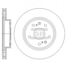 Купить SD4810 Hi-Q (SANGSIN) Тормозные диски Витара (1.4, 1.6)