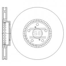 Купить SD4041 Hi-Q (SANGSIN) Тормозные диски Лексус ЖС