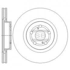 Купить SD4045 Hi-Q (SANGSIN) Тормозные диски Avensis