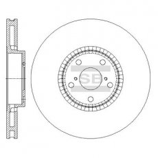 Купити SD4068 Hi-Q (SANGSIN) Гальмівні диски Лексус ЖС