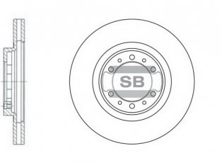 Купити SD4305 Hi-Q (SANGSIN) Гальмівні диски Pajero Sport