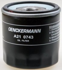 Масляний фільтр A210743 Denckermann –  фото 1