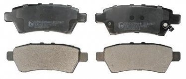 Купить B110967 Denckermann Тормозные колодки задние Pathfinder (2.5 dCi, 2.5 dCi 4WD, 4.0 4WD) 