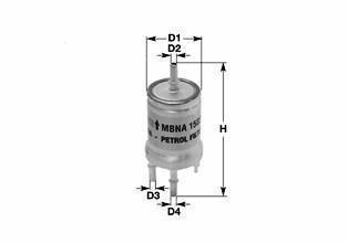 Купити MBNA1556 CLEAN Filters Паливний фільтр (прямоточний) Ауді А3 (1.6, 3.2 V6 quattro)