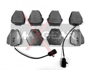 Купити 19-0409 Maxgear Гальмівні колодки передні Audi A6 C4 (S6 4.2 quattro, S6 Plus quattro, S6 Turbo quattro) без звукового предупреждения износа, с интегрированным контактом датчика износа
