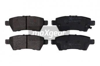 Купить 19-1443 Maxgear Тормозные колодки задние Pathfinder (2.5, 3.0, 4.0) с звуковым предупреждением износа