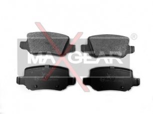 Купить 19-0452 Maxgear Тормозные колодки  B-Class W245 (1.5, 1.7, 2.0) без датчика износа