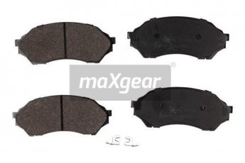 Купить 19-1142 Maxgear Тормозные колодки передние Mazda 323 BJ (1.4, 1.4 16V, 1.5 16V) без звукового предупреждения износа