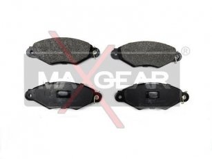 Купить 19-0555 Maxgear Тормозные колодки передние Peugeot 206 (1.1, 1.4, 1.6, 1.9) без датчика износа