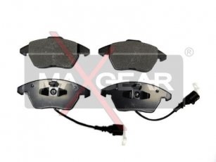 Купить 19-0638 Maxgear Тормозные колодки  Audi A1 (1.4, 1.6, 2.0) без звукового предупреждения износа, с интегрированным контактом датчика износа