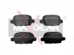 Тормозная колодка 19-0451 Maxgear – без интегрированного контакта датчика износа, с звуковым предупреждением износа фото 1