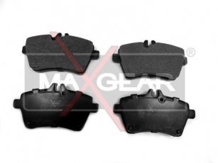 Купить 19-0499 Maxgear Тормозные колодки передние без датчика износа