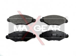 Купити 19-0556 Maxgear Гальмівні колодки  Peugeot 206 (1.1, 1.4, 1.6, 1.9) без датчика зносу