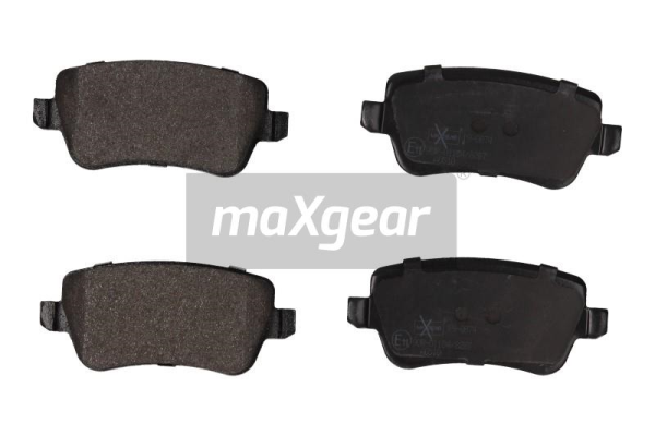 Купить 19-0874 Maxgear Тормозные колодки задние Крома (1.9 D Multijet, 2.4 D Multijet) без датчика износа