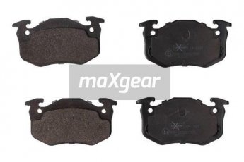 Купить 19-1107 Maxgear Тормозные колодки задние Меган 1 (1.4, 1.6, 1.8, 1.9, 2.0) подготовлено для датчика износа колодок