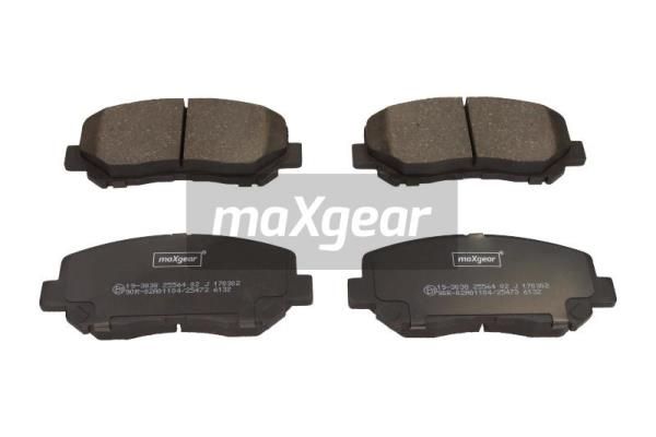 Купить 19-3038 Maxgear Тормозные колодки  CX-5 (2.0, 2.2) с датчиком износа