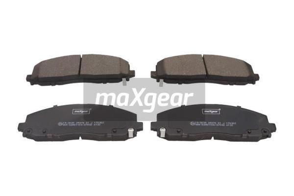 Купить 19-3035 Maxgear Тормозные колодки  Вояджер Гранд (2.8, 3.3, 3.6, 3.8) с звуковым предупреждением износа