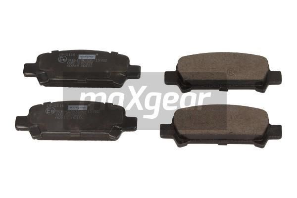 Купить 19-2116 Maxgear Тормозные колодки  Impreza (1.6, 2.0) с звуковым предупреждением износа