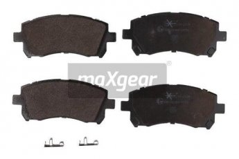 Купить 19-2134 Maxgear Тормозные колодки передние Легаси (2.0, 2.5, 3.0) с звуковым предупреждением износа