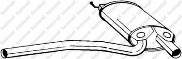 Купити 105-563 BOSAL Середній глушник Ауді А4
