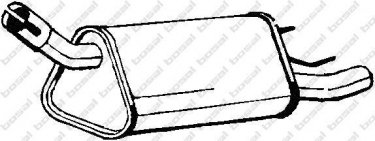 Купити 185-431 BOSAL Глушник Corsa B 1.0 i 12V