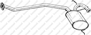 Купити 279-259 BOSAL Середній глушник Рено 19 (1, 2) (1.4, 1.7, 1.9 D)
