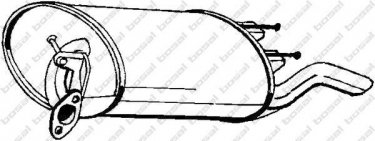 Купить 228-443 BOSAL Глушитель Corolla 100 (1.3, 1.6)