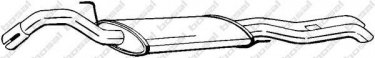 Купити 280-781 BOSAL Глушник Passat (B3, B4) 1.9 TDI