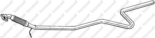 Купити 950-087 BOSAL Труба вихлопного газа Fiesta 6 (1.25, 1.4, 1.4 LPG)