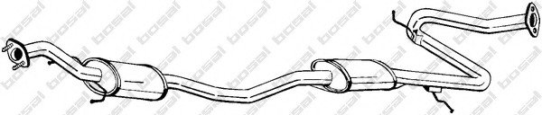Купити 288-563 BOSAL Середній глушник Mazda