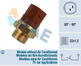 Купити 36270 FAE Датчик температури охолоджуючої рідини Ибица (1.4 16V, 1.4 TDI)