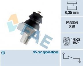 Купити 12240 FAE Датчик тиску масла Хайлюкс (2.4 D, 2.4 D 4WD, 2.4 TD 4WD)