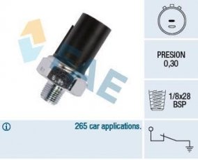 Купити 12990 FAE Датчик тиску масла Карнівал (2.2 CRDi, 2.7 V6, 2.9 CRDi)