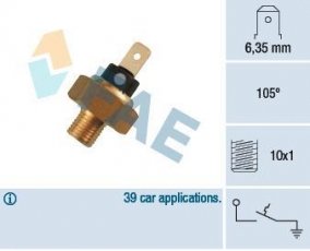 Купити 35820 FAE Датчик температури охолоджуючої рідини Volkswagen LT (35, 55) 2.4