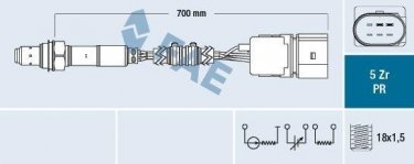 Купить 75037 FAE Лямбда-зонд Octavia A5 (1.6, 1.6 LPG)