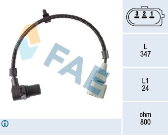 Купить 79463 FAE Датчик коленвала Sharan (2.8 V6 24V, 2.8 V6 24V 4motion)