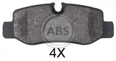 Купить 35056 A.B.S. Тормозные колодки задние Vito 447 (1.6, 2.1) подготовлено для датчика износа колодок