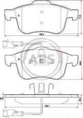 Купить 37485 A.B.S. Тормозные колодки передние Alfa Romeo 159 (1.8, 1.9, 2.2) 