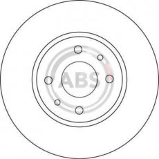 Купить 16422 A.B.S. Тормозные диски Фиорино (1.3 D Multijet, 1.4)