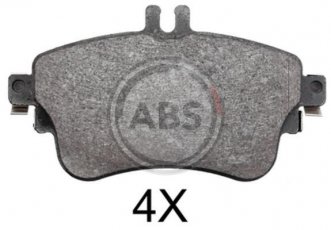 Купить 37912 A.B.S. Тормозные колодки передние B-Class W246 (1.5, 1.6, 1.8) без датчика износа