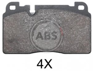 Купить 37959 A.B.S. Тормозные колодки передние Audi Q5 (2.0, 3.0) подготовлено для датчика износа колодок